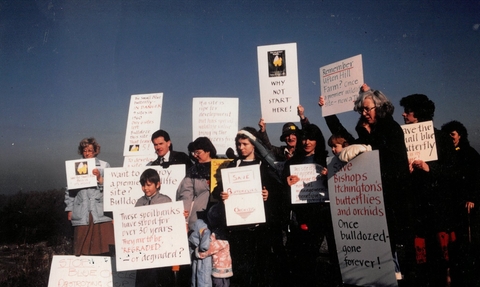 Bishops Hill Protest Nov 1988