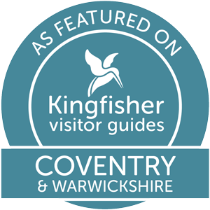 Kingfisher Guides Welcome to Coventry and Warwickshire logo